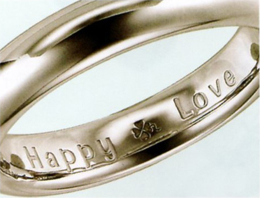 メッセージ刻印