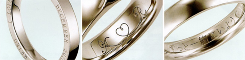 メッセージ刻印